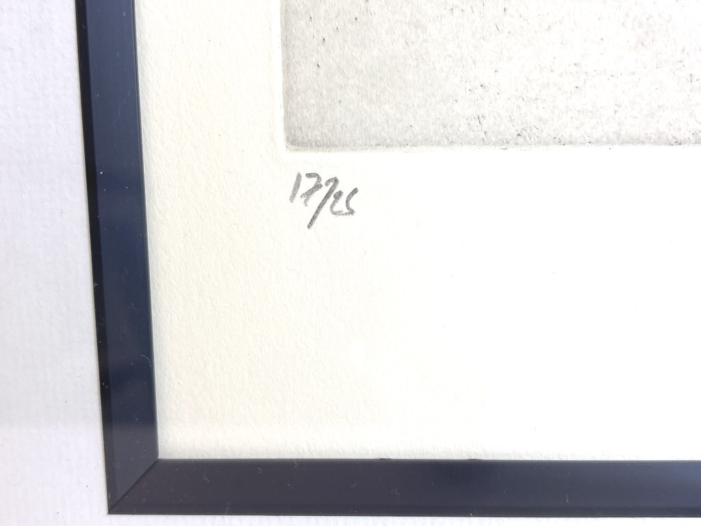 Stephen Conroy "Head Study 1" Signed Etching - 5