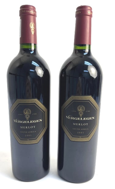 2001 Vergelegen South African Merlot: IMPORTANT NOTE: Legacy Auctions offers reasonably priced in-house and 3rd Party shipping options, but you must select Arrange My Own Shipping as part of your post-auction purchase options. This bottle