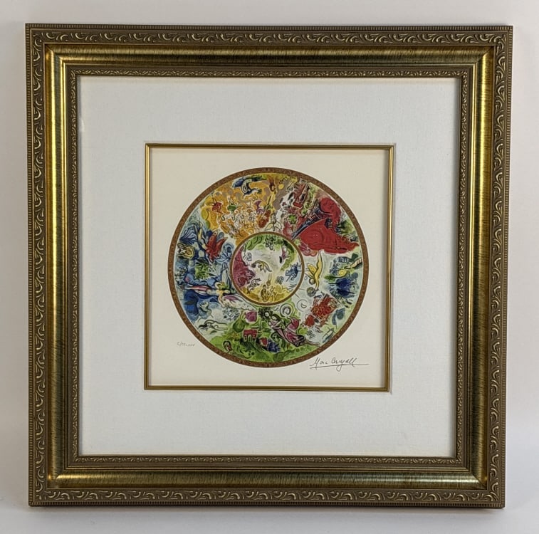 Marc Chagall "Paris Opera Ceiling" Signed Giclee - 2