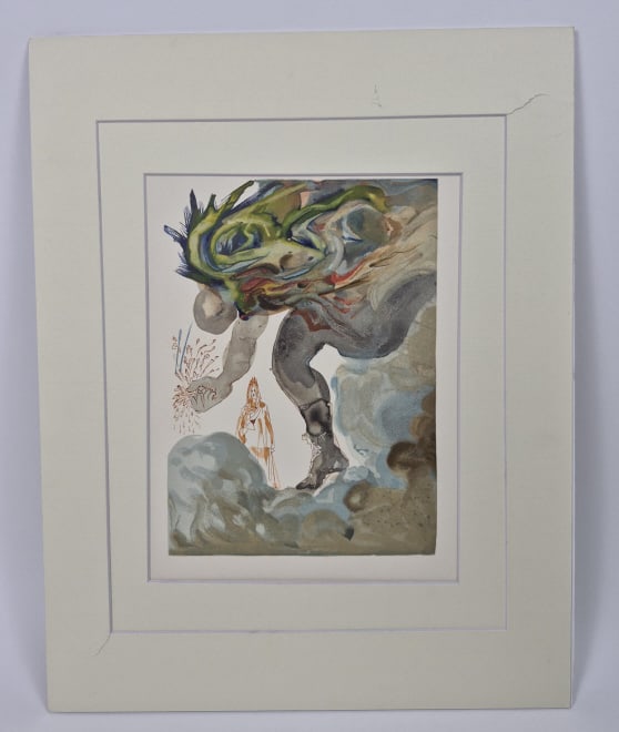 Dali Divine Comedy Authentic Unsigned Print - 2
