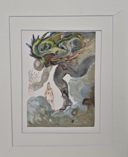 Dali Divine Comedy Authentic Unsigned Print - 3