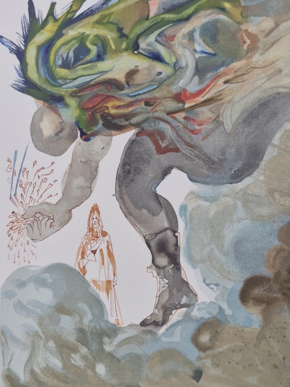 Dali Divine Comedy Authentic Unsigned Print - 4
