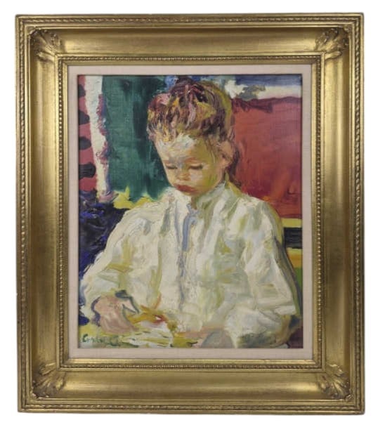 Luigi Corbellini (Italian, 1901-1986) Oil On Canvas: IMPORTANT NOTE: Legacy Auctions offers reasonably priced in-house and 3rd Party shipping options, but you must select Arrange My Own Shipping as part of your post-auction purchase options. Luigi Corbe