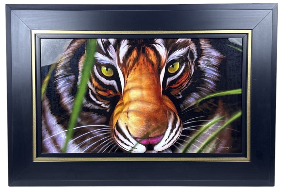 Craig Tracy "Salvation" Limited Ed. Dye: IMPORTANT NOTE: Legacy Auctions offers reasonably priced in-house and 3rd Party shipping options, but you must select Arrange My Own Shipping as part of your post-auction purchase options. Sublimation