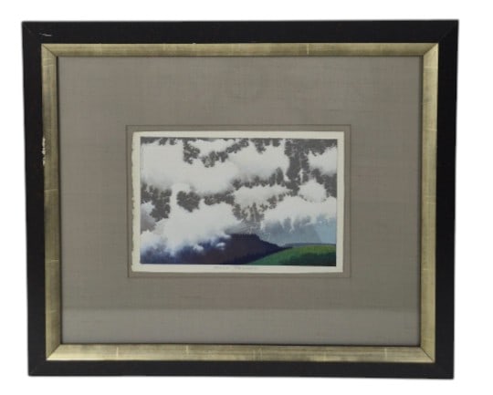 Douglas Johnson July Second Gouache On Paper: IMPORTANT NOTE: Legacy Auctions offers reasonably priced in-house and 3rd Party shipping options, but you must select Arrange My Own Shipping as part of your post-auction purchase options. Douglas Joh