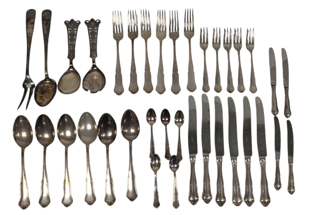 Norwegian .830 Silver Flatware 36 Piece (1 of 14)