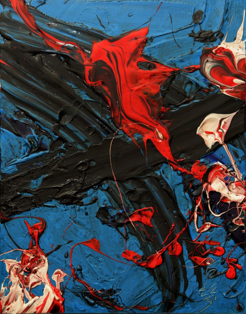 Untitled, 1972, is a Gouache painting by Kazuo Shiraga (1 of 7)