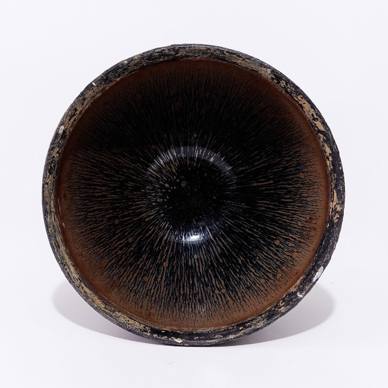 A  Jian ware bowl with rabbit fur pattern in the Song Dynasty (1 of 4)