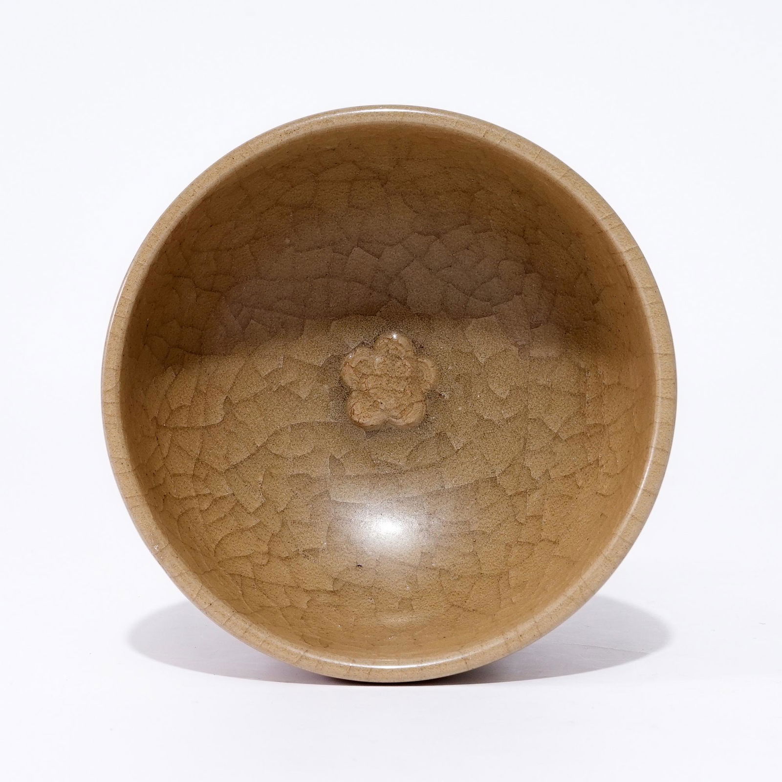 A  Longquan ware cup with plum pattern in the Song Dynasty (1 of 4)