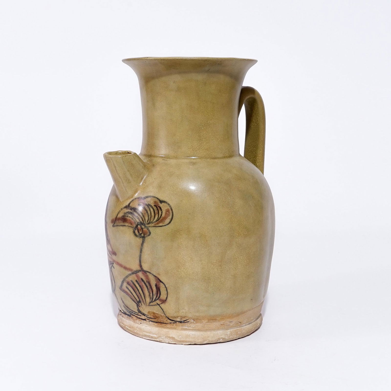 A Changsha ware pot with bird pattern in the Tang Dynasty (1 of 7)