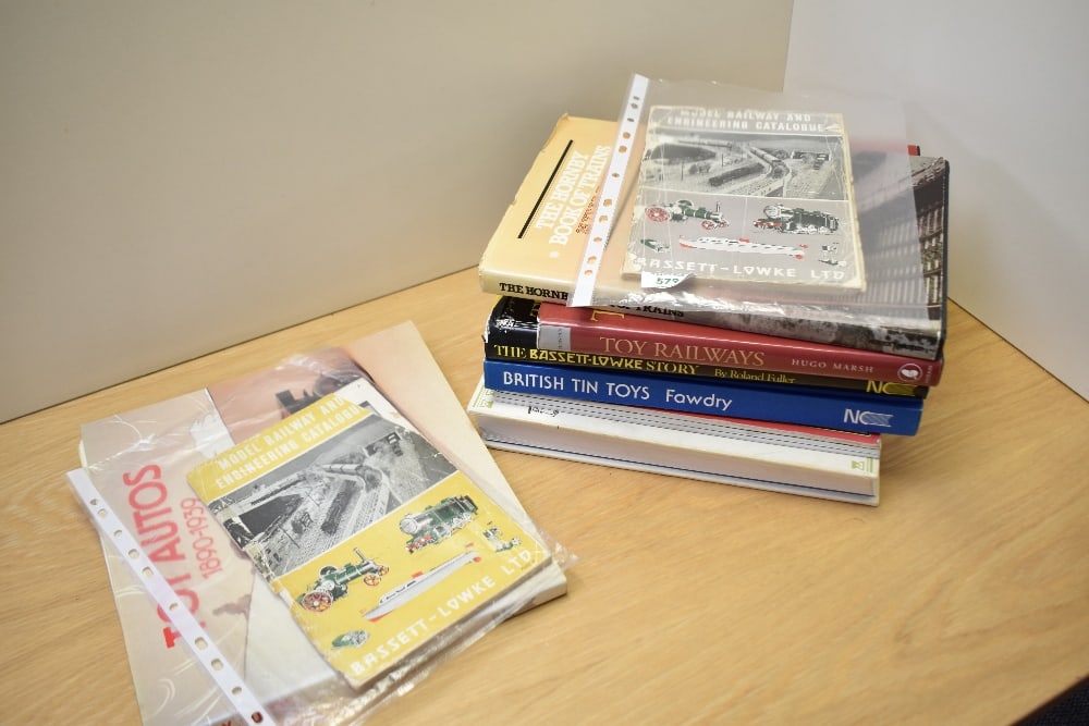 A collection of Toy related volumes including Cavendish Books Toy Autos 1890-1939, Hugo Marsh: A collection of Toy related volumes including Cavendish Books Toy Autos 1890-1939, Hugo Marsh Christie's Toy Railways, Roland Fuller The Bassett Lowke Story, Fawdrt British Tin Toys, Bassett Lowke Mod
