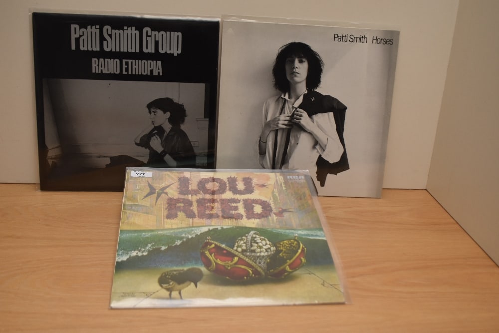 A lot of albums by Lou Reed and Patti Smith: A lot of albums by Lou Reed and Patti Smith