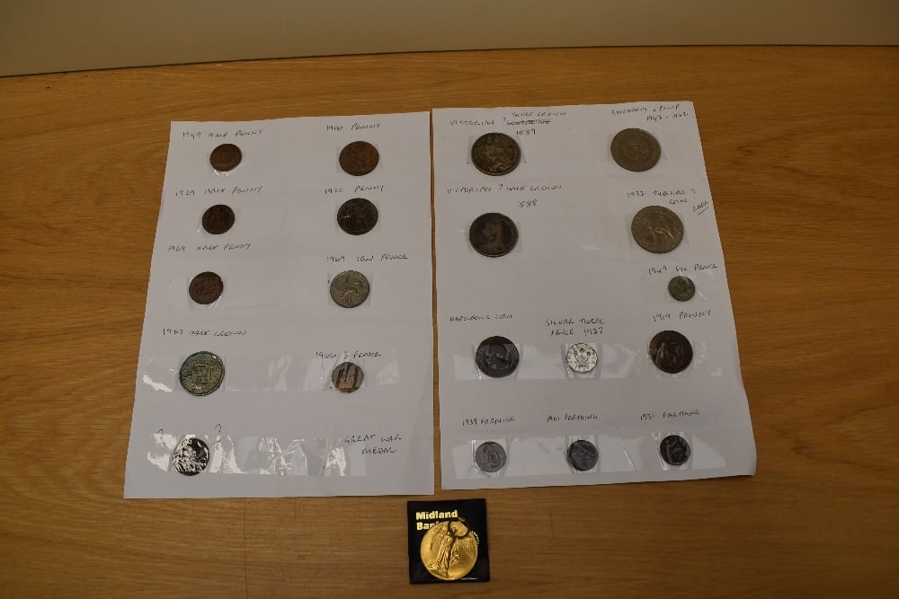 A collection of GB Coins including Queen Victoria Jubilee Head 1889 Silver Crown, Jubilee Head (1 of 1)