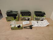 Four Airfix 1:32 Scale plastic Military Series Vehicles and Gun, Alvis Stalwart, Bedford R.L.