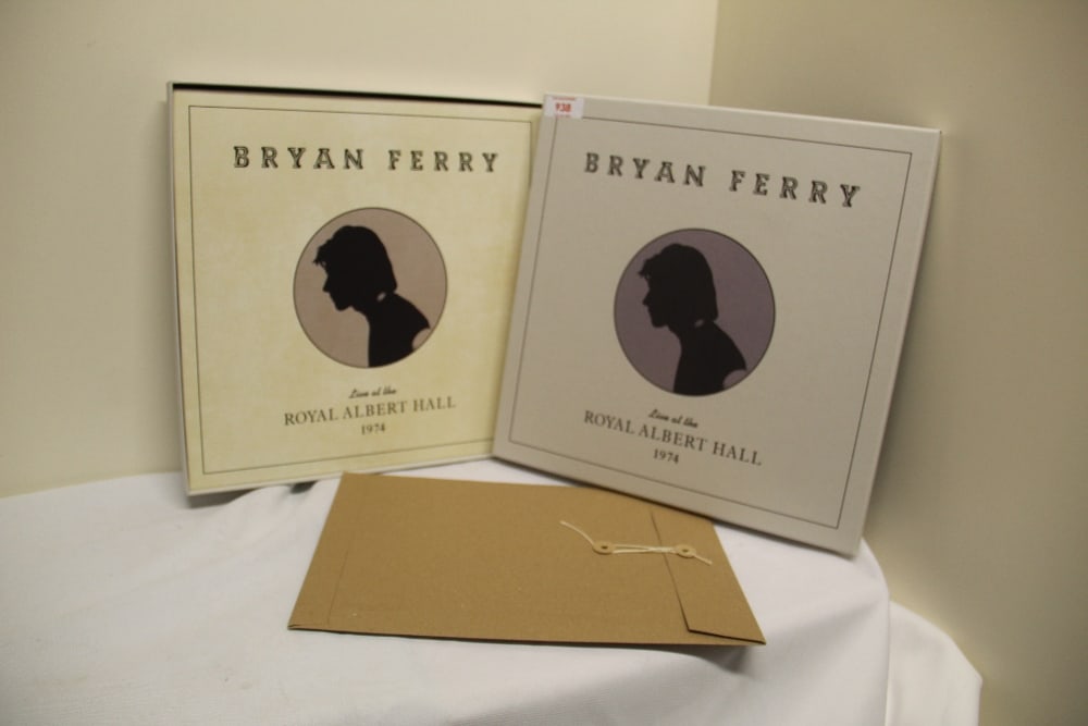 A Bryan Ferry - live at the Royal Albert Hall - mint triple album set with all relevant inners - a: A Bryan Ferry - live at the Royal Albert Hall - mint triple album set with all relevant inners - a superb item