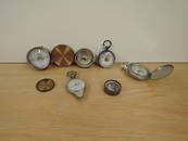 Four Compasses including Dennison Birmingham 1917 with Military Marks having Military Marks, two
