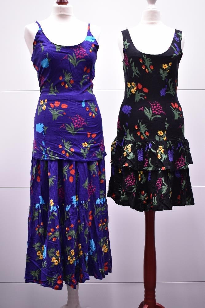 Five late 20th century rare-find floral dresses, ideal for spring and summer, timeless styles and (1 of 20)