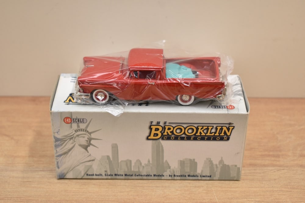 A Brooklin Models The Brooklin Collection 1:43 scale die-cast, BRK 108 1957 Ford Ranchero, Flame (1 of 1)