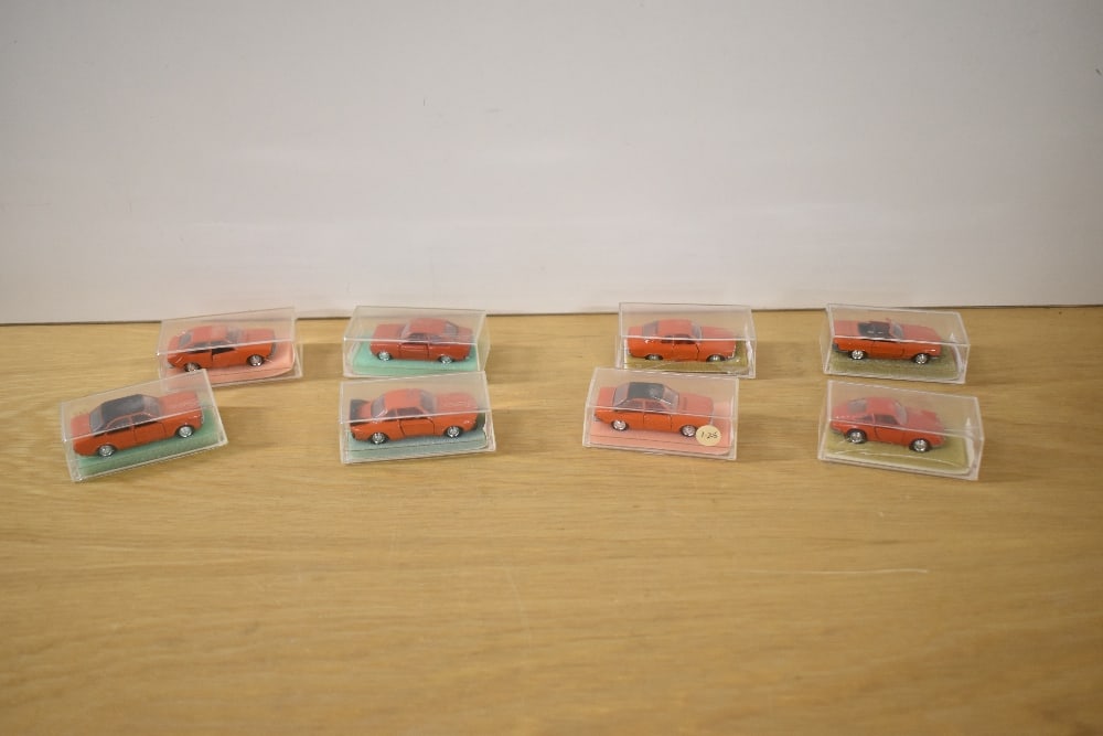 Eight Schuco Die-casts, 301813 Porsche 911S, 301844 Mercedes 350 SL Cabrio, 301867 VW Passat LS, (1 of 1)
