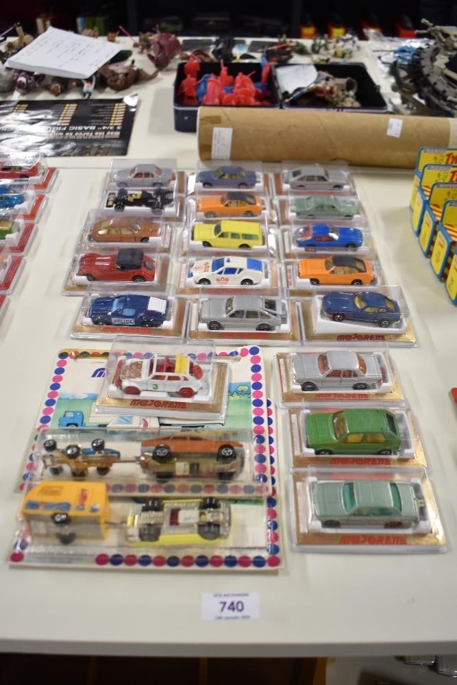 Twenty Three Majorette Die-casts, Cars and Trailers, 256 BMW 733, 210 VW Golf, 249 Mercedes 450 (1 of 1)