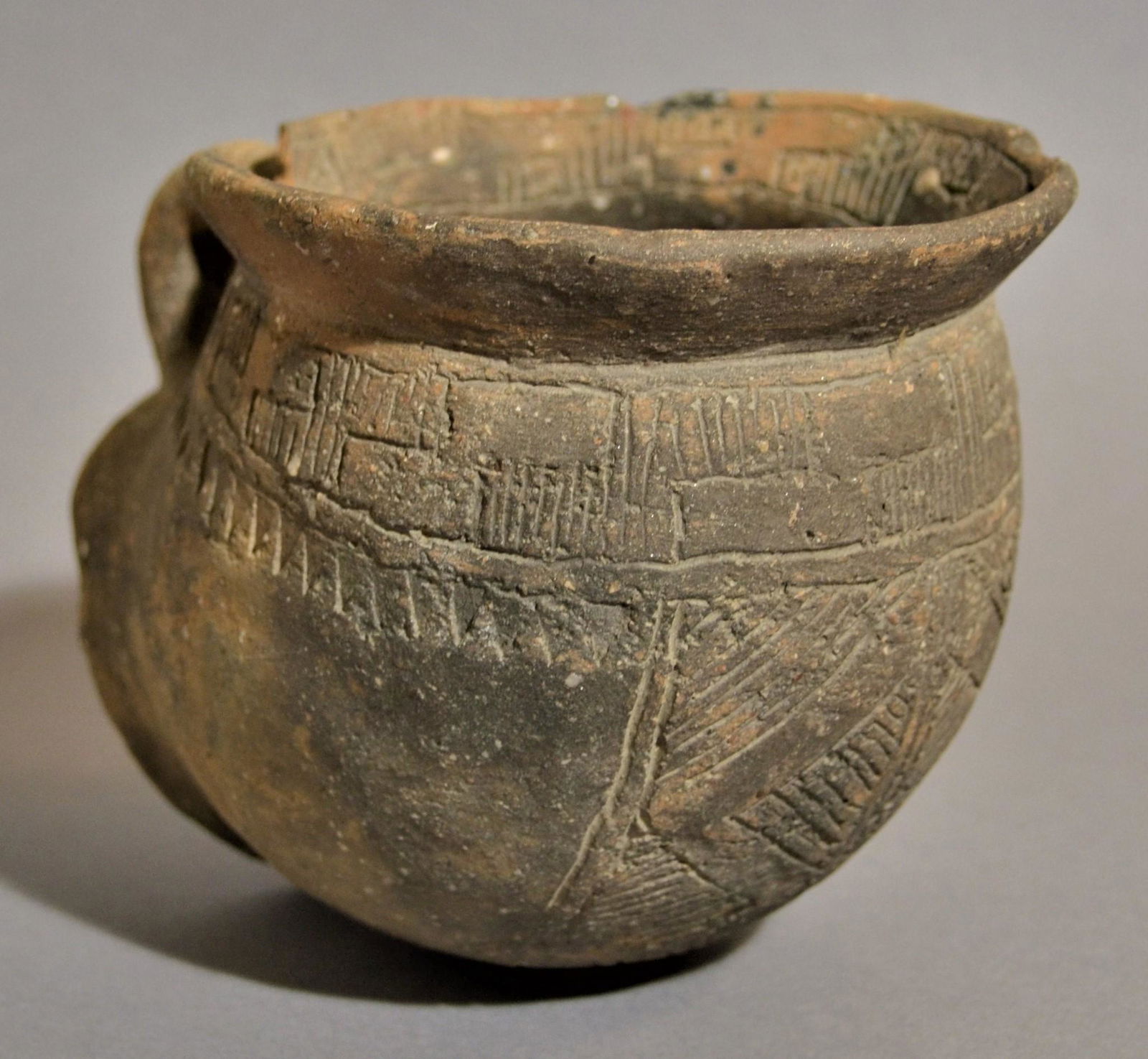 Neolithic Pottery Cup With Incised Decoration (1 of 13)