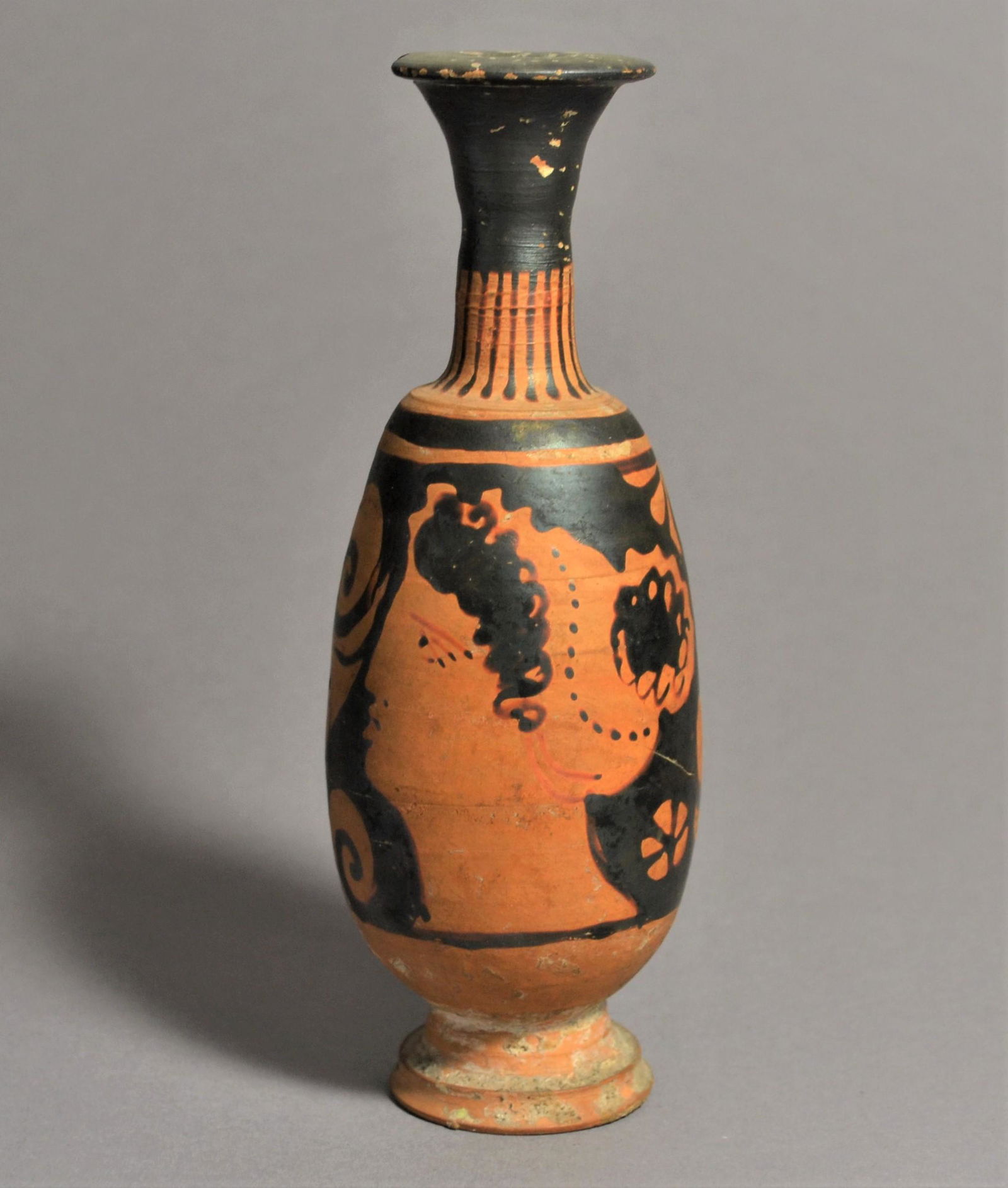 Ancient Apulian Red-Figured Ceramic Lekythos (1 of 5)