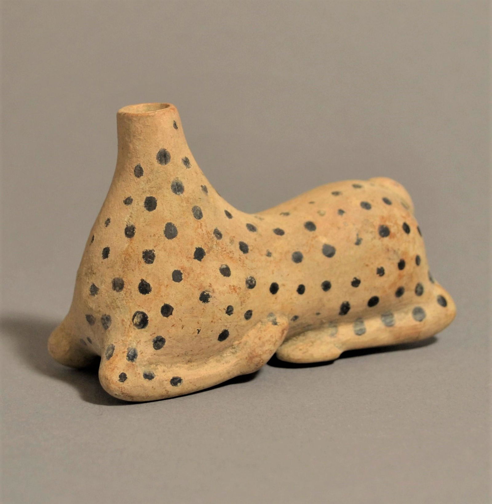 Ancient Corinthian Clay Vessel In The Shape Of A Deer (1 of 4)