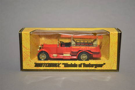 Matchbox 1977 - Model of Yesteryear 1977 - MIB - Vintage: Matchbox - Model of Yesteryear 1977 Rolce Royce Fire Engine - MIB From Matchbox - (17 x 7 x 6 cm)