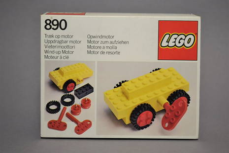 LEGO - 890 Wind-up motor - MIB - 1981: LEGO - 890 Wind-up motor - MIB - 1982 - (17 x 13 x 5 cm)