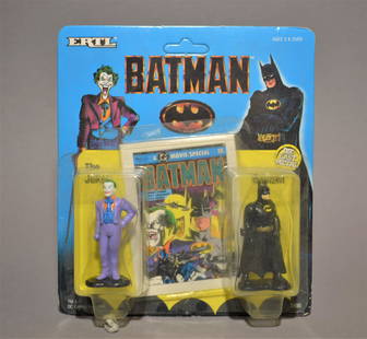 Batman - Batman & Joker - Vintage - 1980 - MOC - From TM & DC Comics Inc. - ERTL: Batman - Batman & Joker - Vintage - 1980 - MOC - From TM & DC Comics Inc. - ERTL - (20 x 15 x 4 cm)