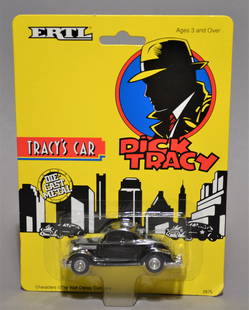 Dick Tracy - Tracy's Car - MOC - Vintage - 1990 - ERTL: Dick Tracy - Tracy's Car - MOC - Vintage - 1990 - ERTL - (16 x 13 x 4 cm)