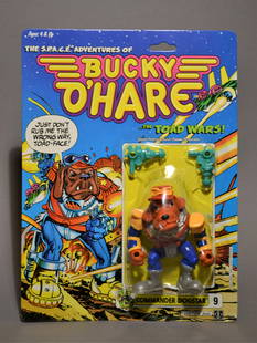 Bucky O'Hare - Commander Dogstar - MOC - 1991 - Hasbro: Bucky O'Hare - Commander Dogstar - MOC - 1991 - Hasbro - (27 x 20 x 5 cm)