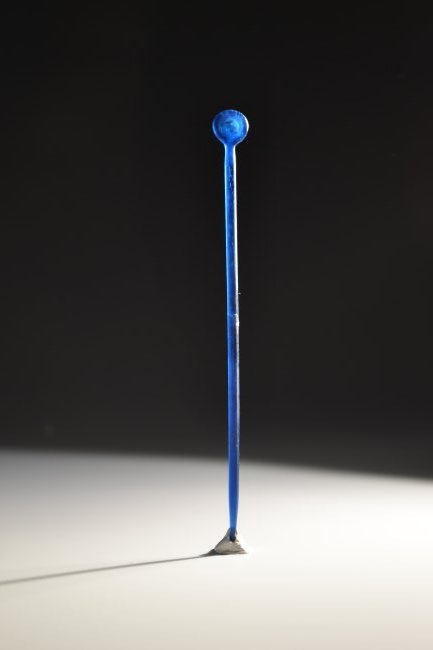 Ancient Roman Glass Cosmetic Spoon: "