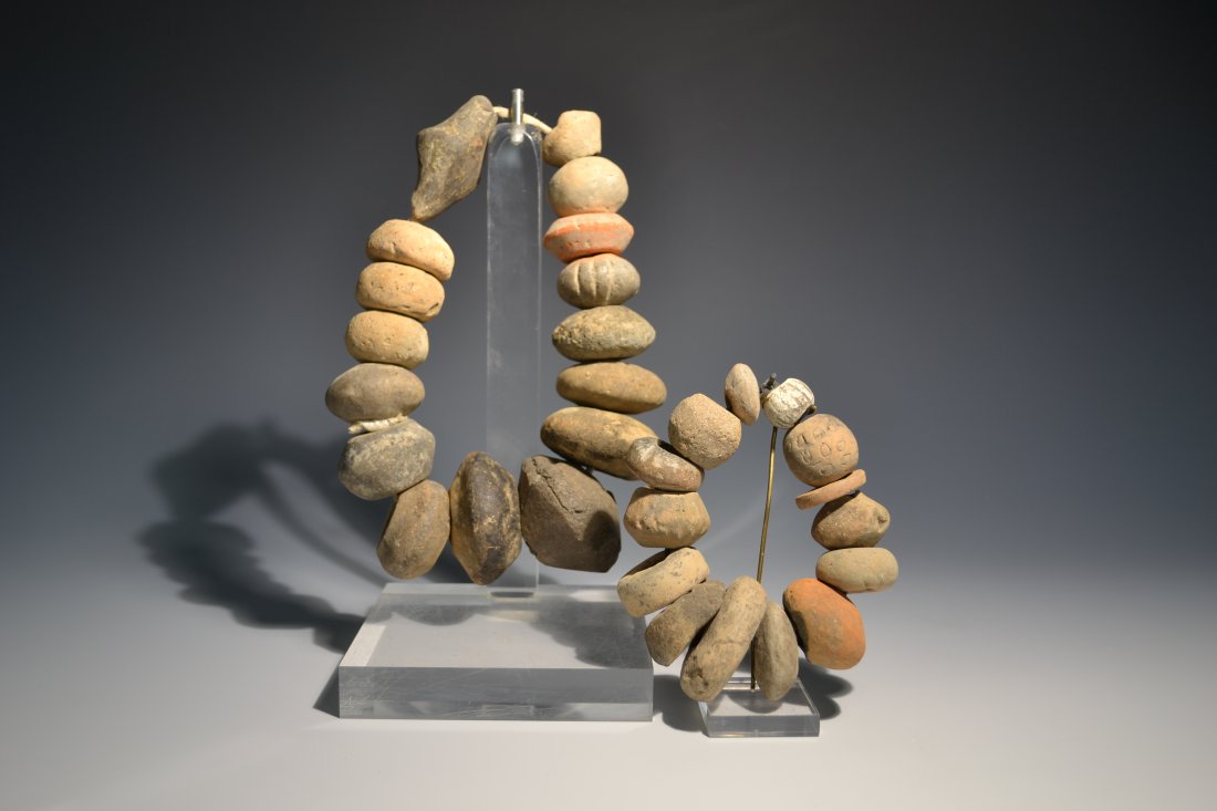 Ancient Roman Lot Of Spindle Whorls (1 of 4)