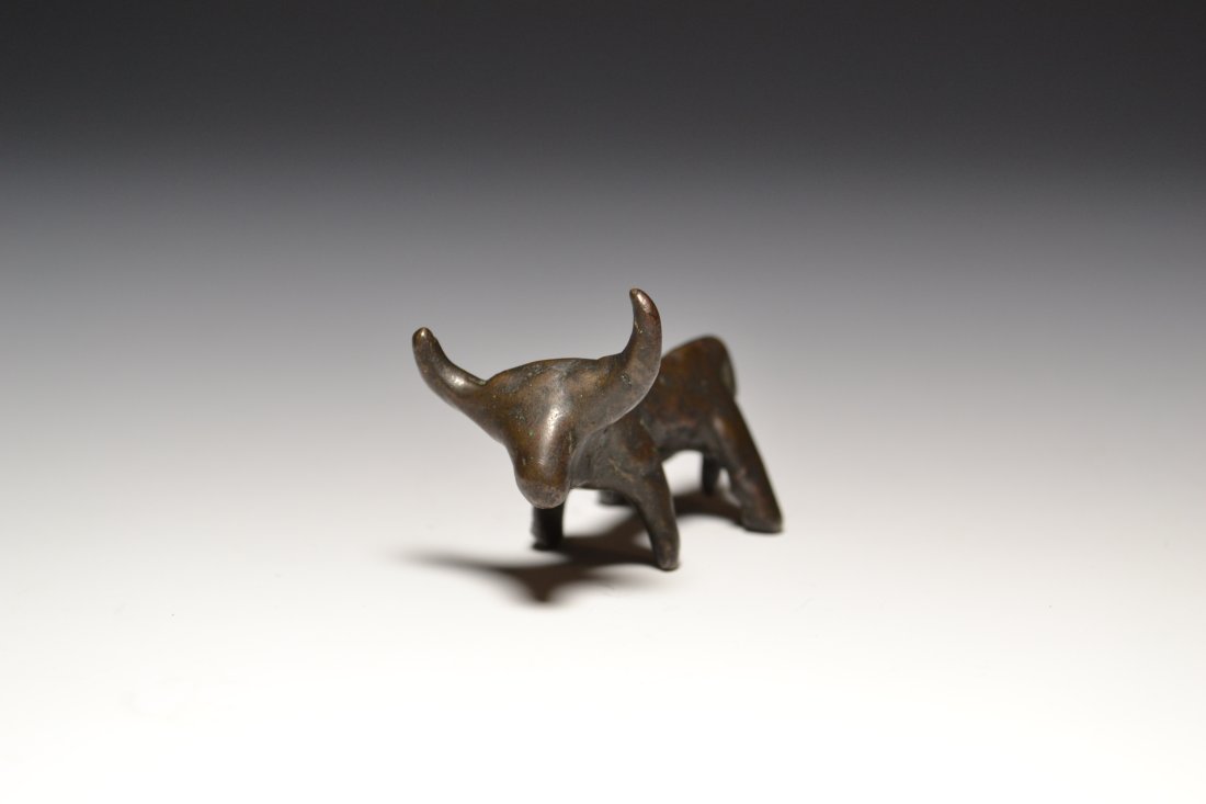A SYRO-HITTITE BRONZE BULL FIGURE (1 of 5)