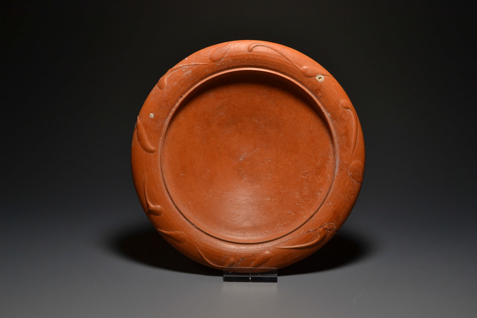 ROMAN RED WARE BARBOTINE PLATE (1 of 2)