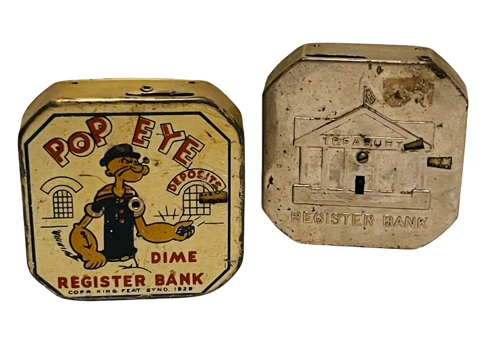 Two Dime Register Banks (1 of 2)