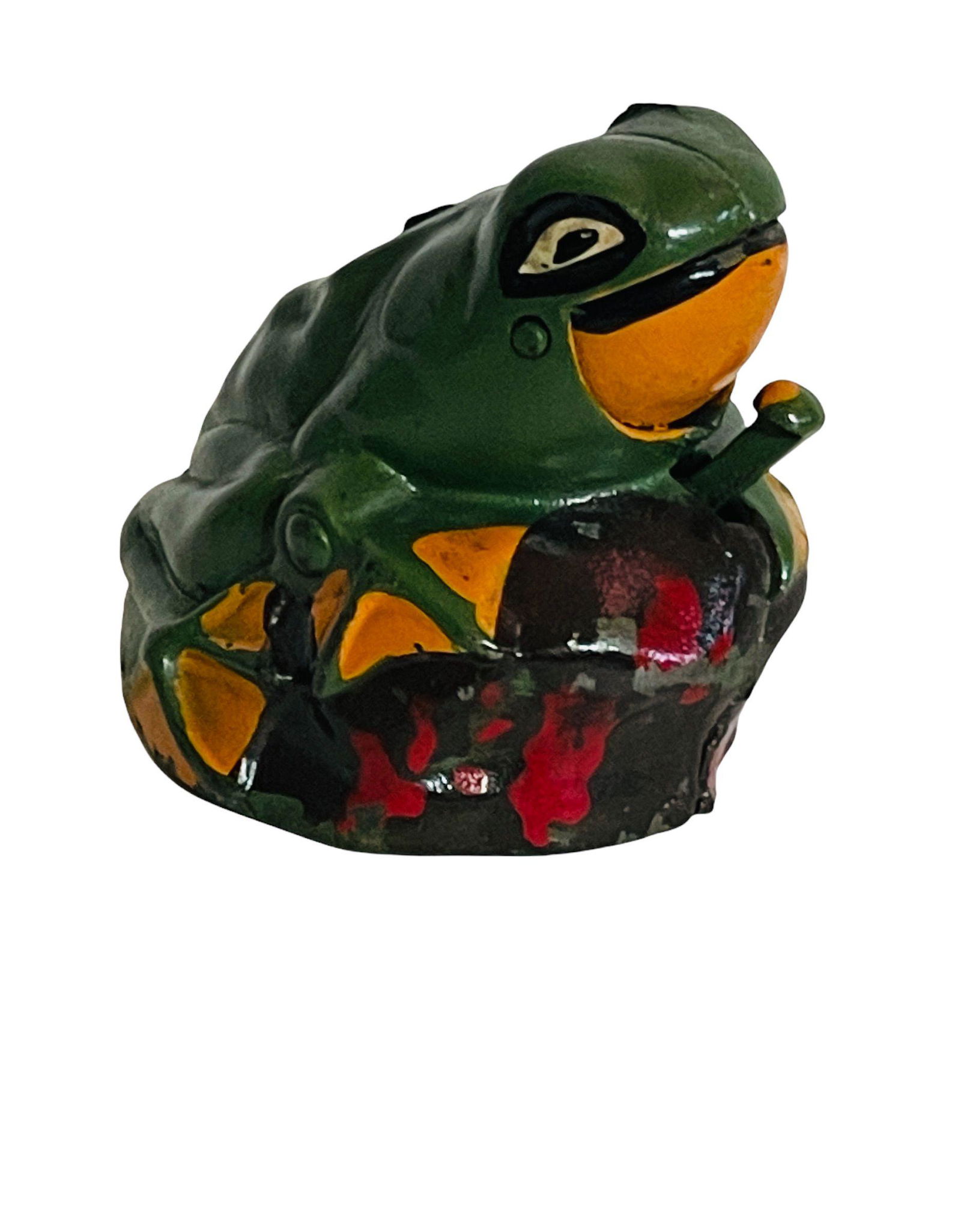 Frog on Rock Bank by Kilgore Mfg. Company - 1930's (1 of 5)