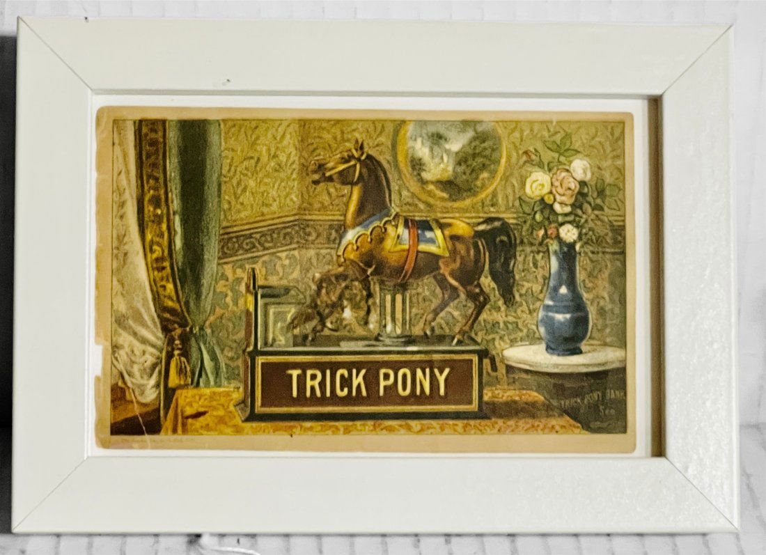 Rare Paper Trade Card for the Trick Pony Toy Bank - (1 of 1)