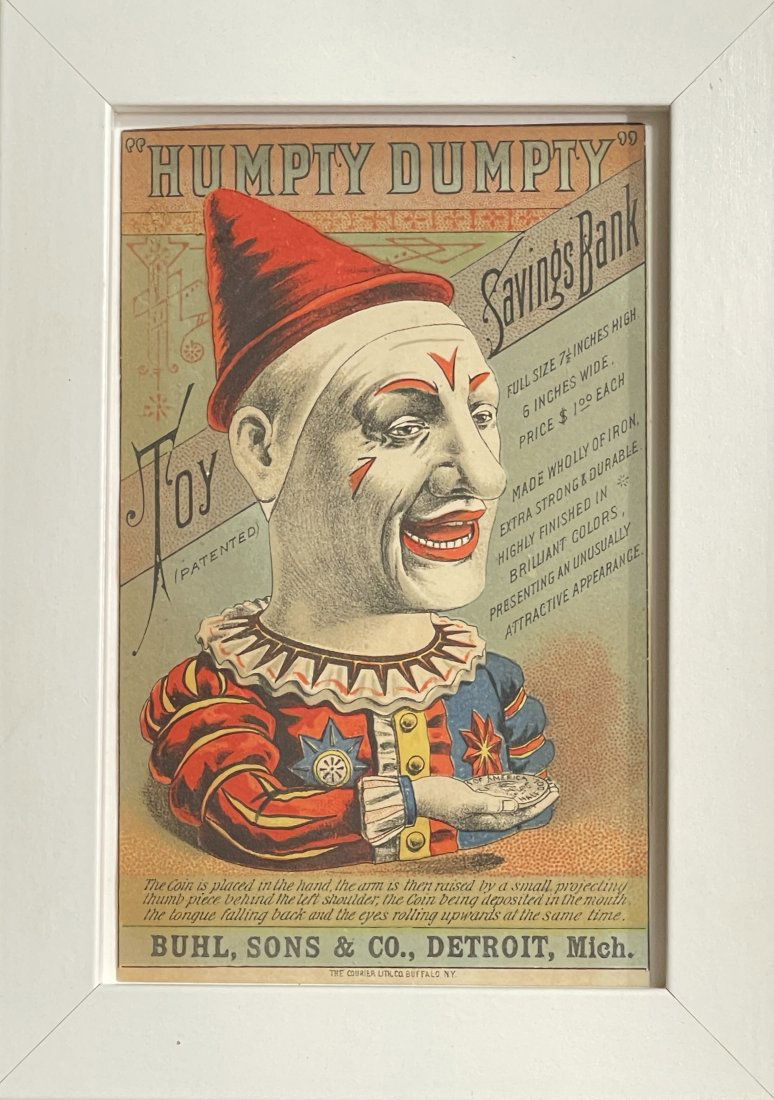 Rare Paper Distributer's Trade Card for the Humpty (1 of 1)