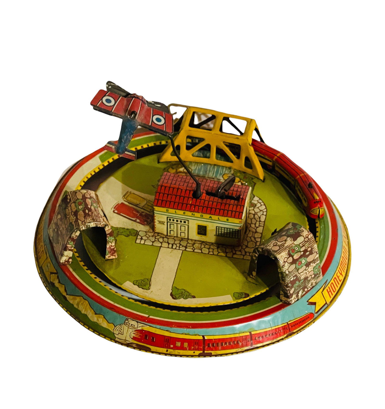 Marx Honeymoon Express with Train and Plane - 1940 (1 of 1)