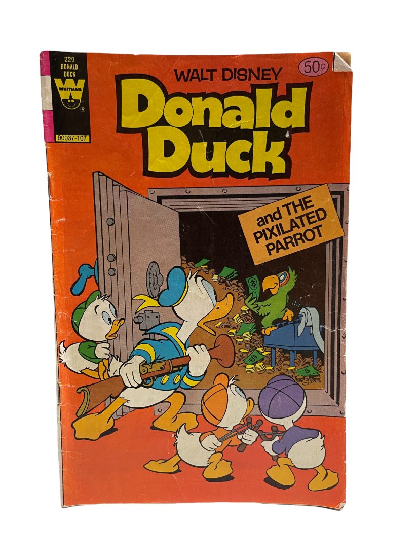 Walt Disney Donal Duck, No 229. 1956: Good Condition Origin: American Manufacturer: American Material: Paper Period: 1956