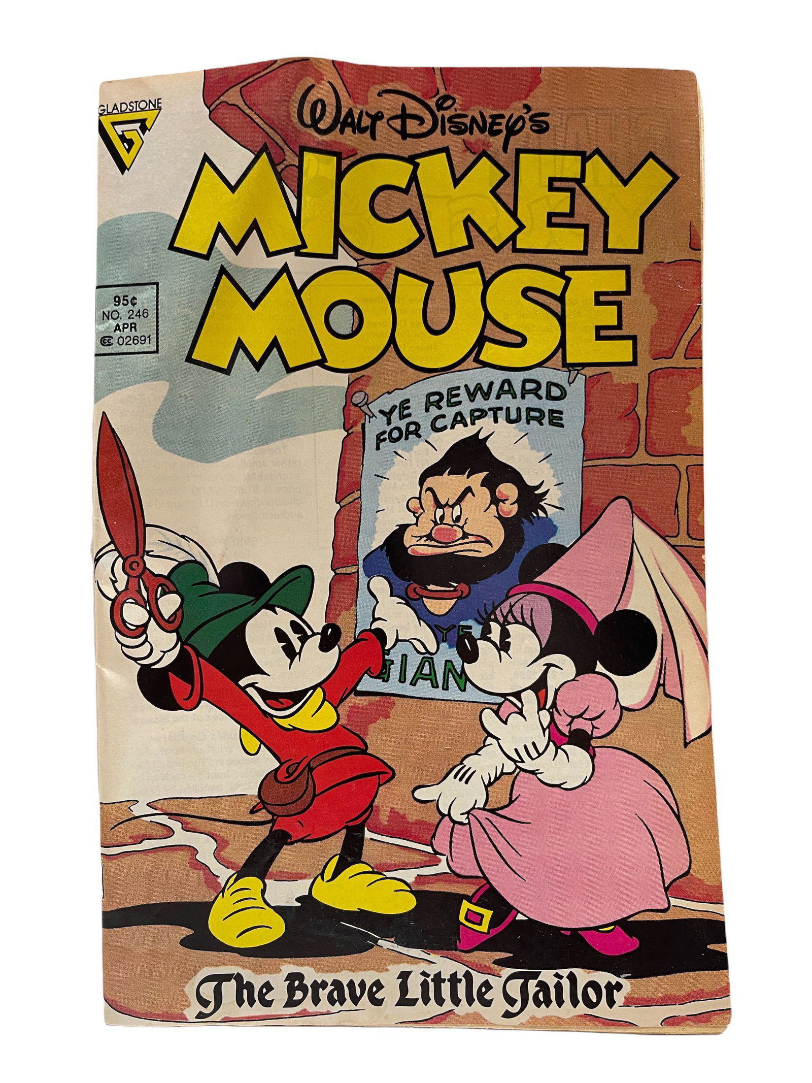 Walt Disney's Mickey Mouse (ISSN 0894-525X) No. 246,: Good Condition Origin: American Manufacturer: American Material: Paper Period: 1989