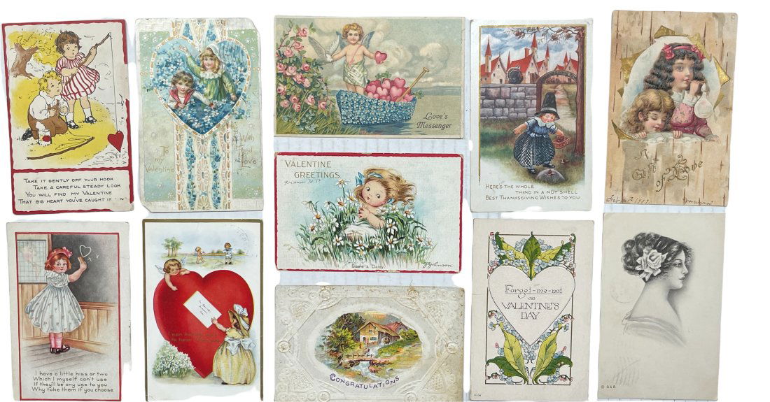 Eleven Mixed Early Postcards (1 of 2)