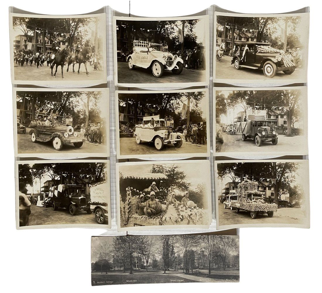 Group of Nine Early Parade Photos from 1928. (1 of 2)