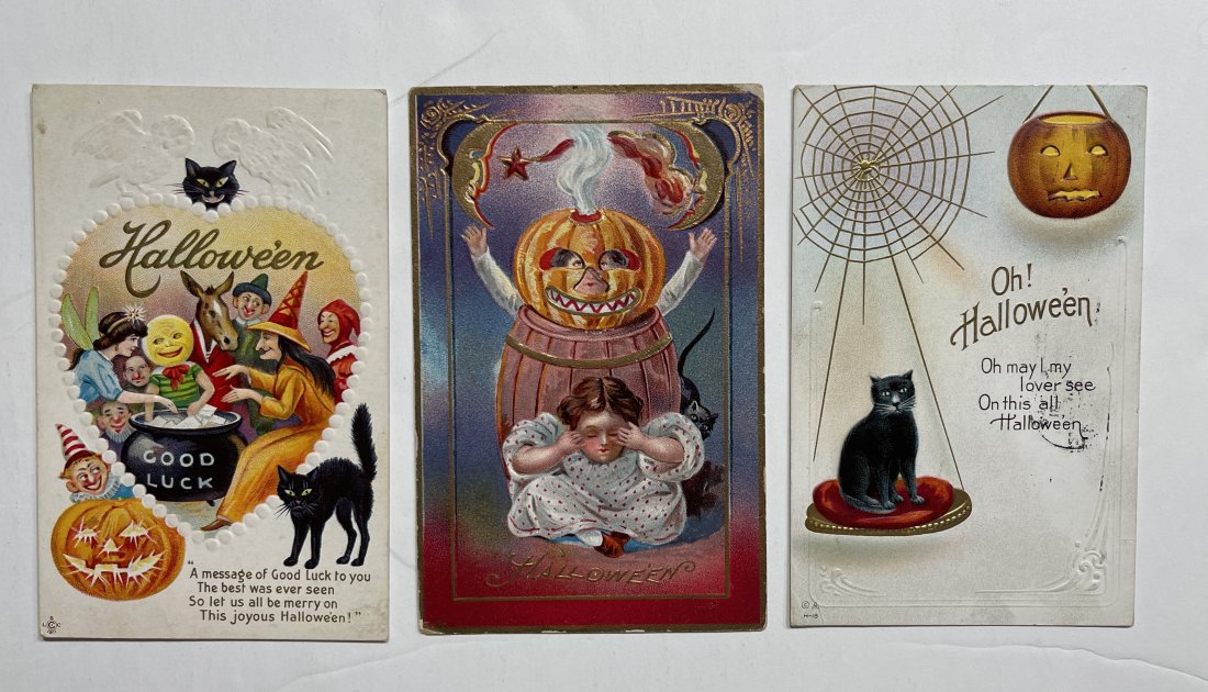Three Early Halloween Postcards (1 of 2)