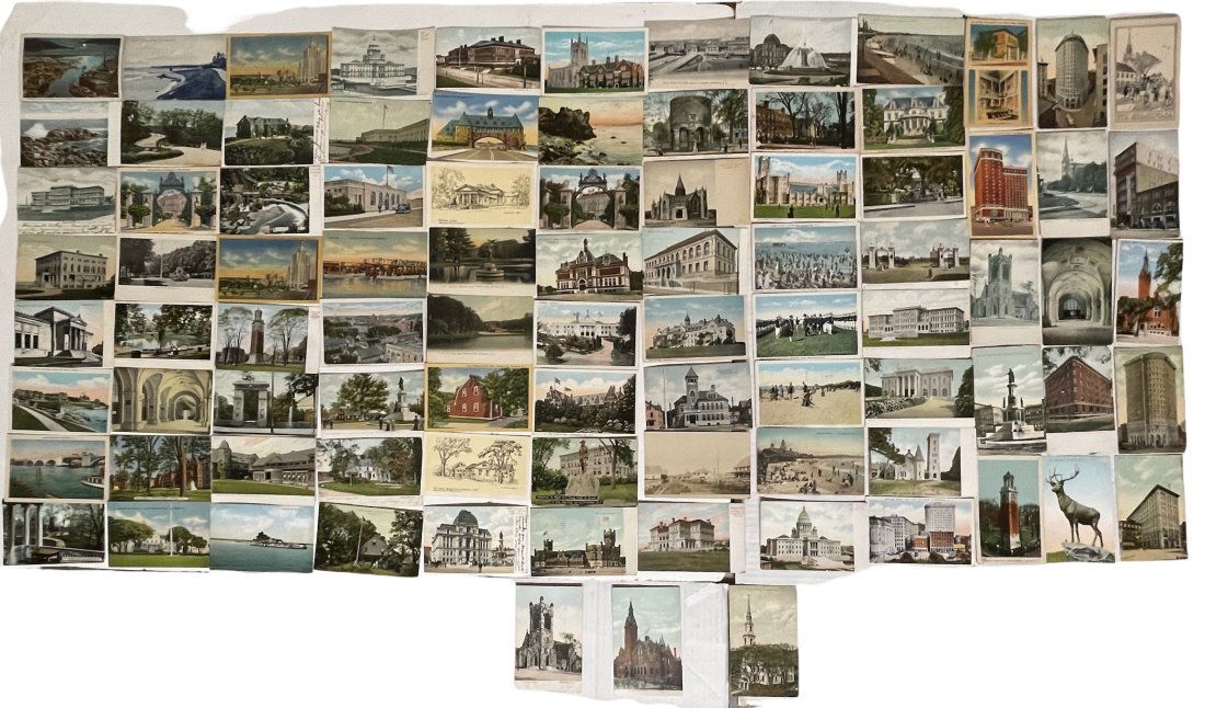 Large Group of 90 Sight-Seeing Postcards. (1 of 2)