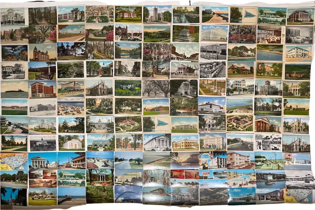 Very Large Group of 160 Sight-Seeing Postcards. (1 of 4)
