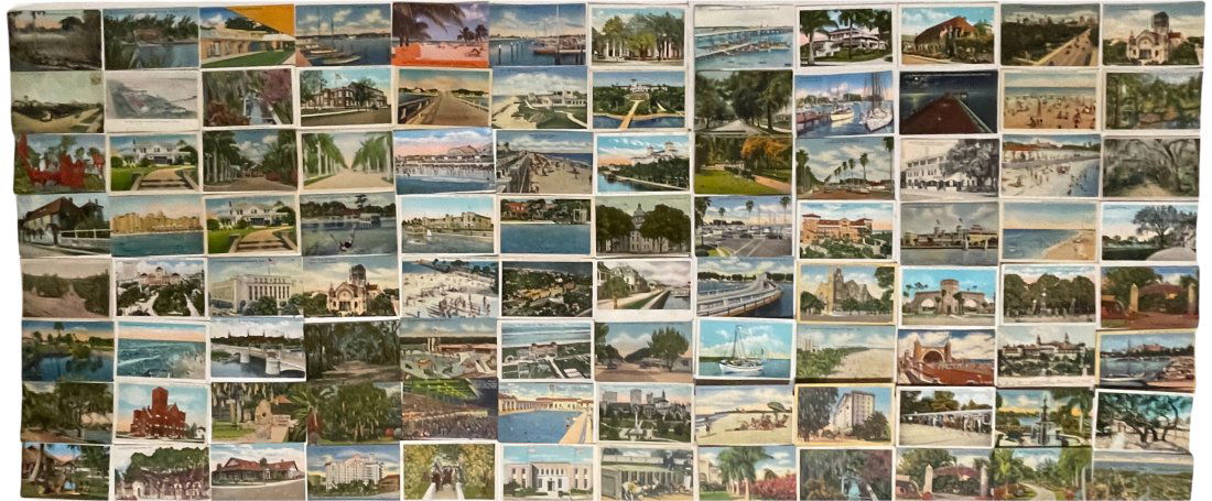 Large Group of 96 Sight-Seeing Postcards. (1 of 2)