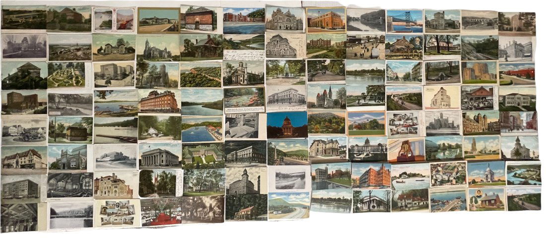 Large Group of 104 Sight-Seeing Postcards. (1 of 2)